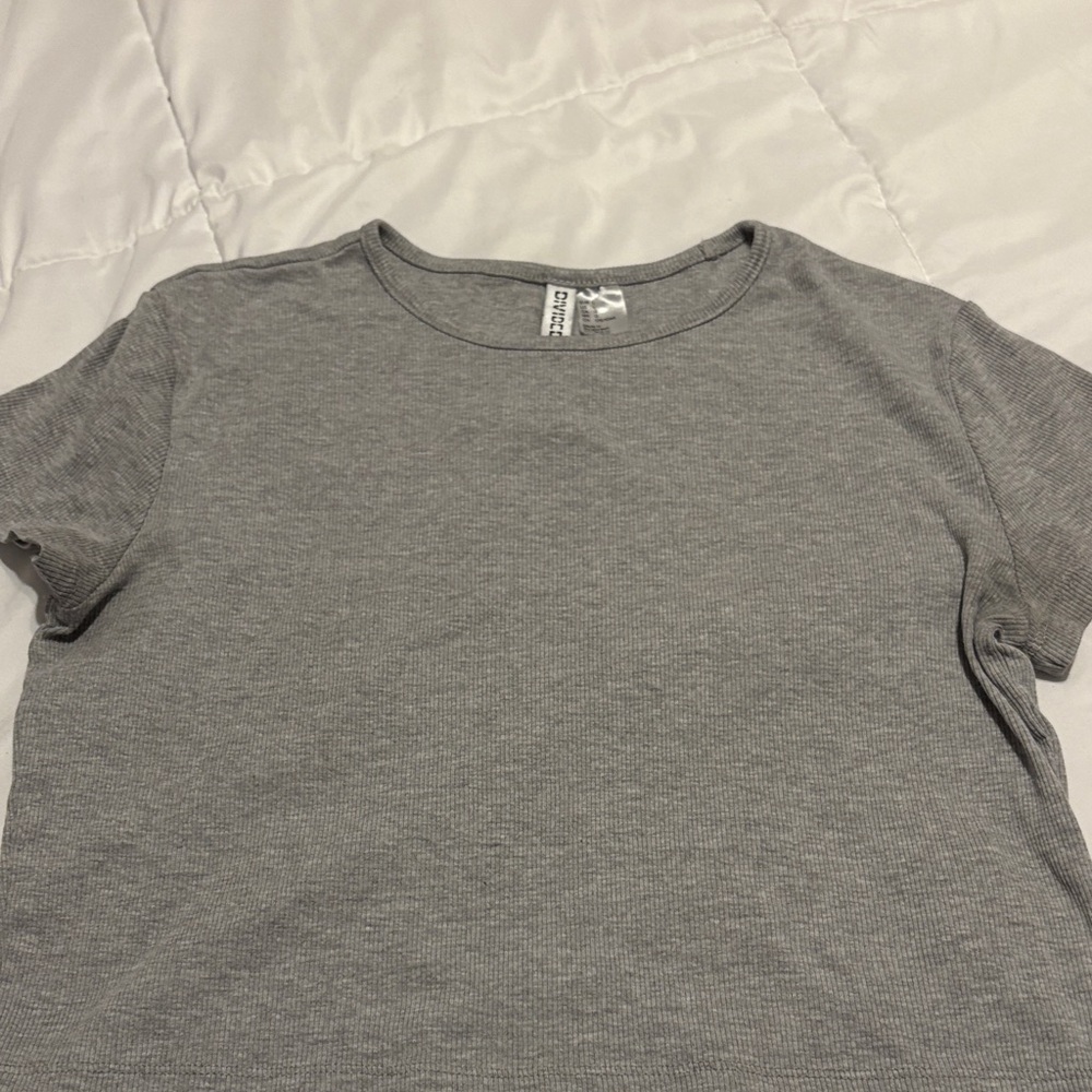 Divided Heather Gray Kids Tee